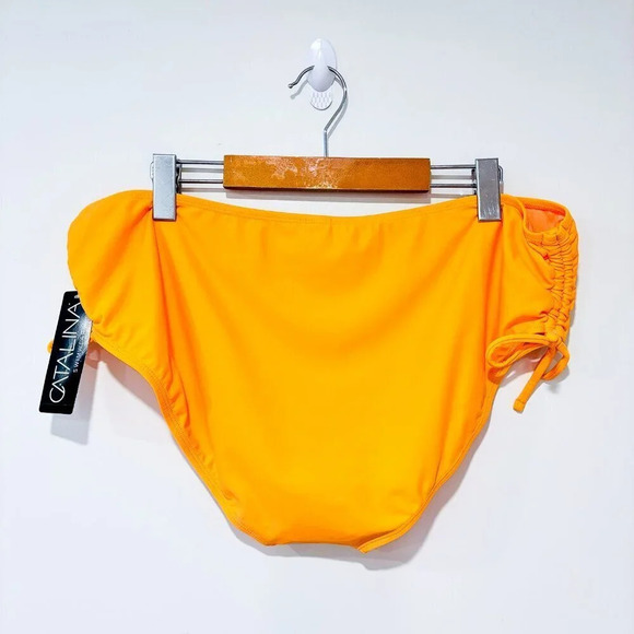 CATALINA – Tangerine knotted swimsuit bottom | X-Large • - Picture 6 of 7